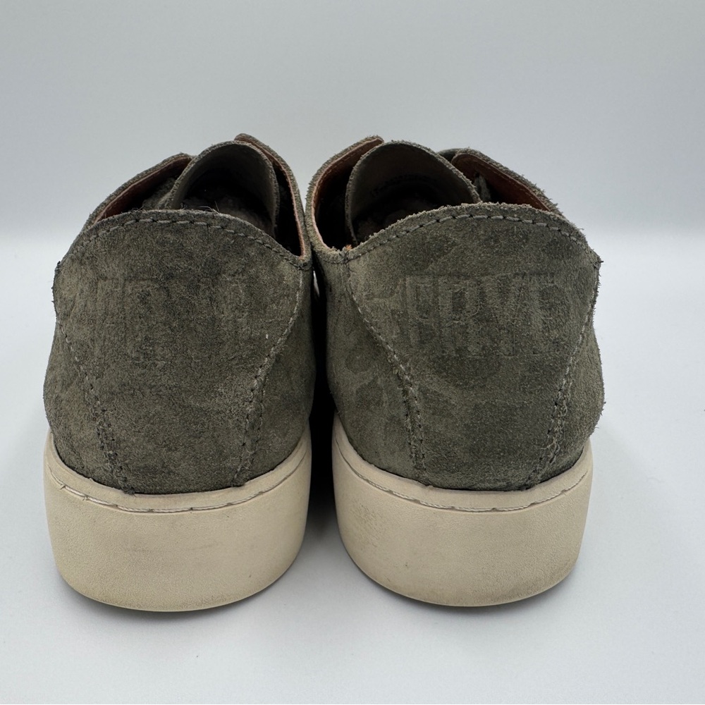 Frye Women’s Lena Low Lace Suede Sneaker, Olive Green, SIZE: 7 - Picture 6 of 12